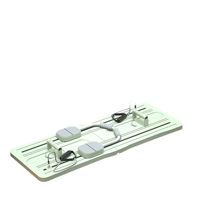 Purple foldable belly panel flat support trainer measuring 41x25cm