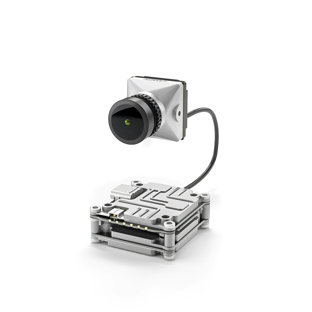 Caddx ADAPTS DJI FPV digital image transmission machine with silver housing