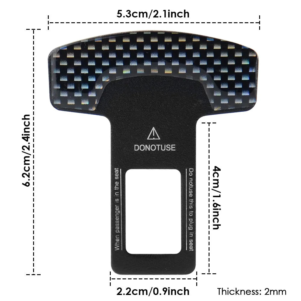 Aluminium alloy lock tongue buckle bottle opener with frosted carbon fibre finish