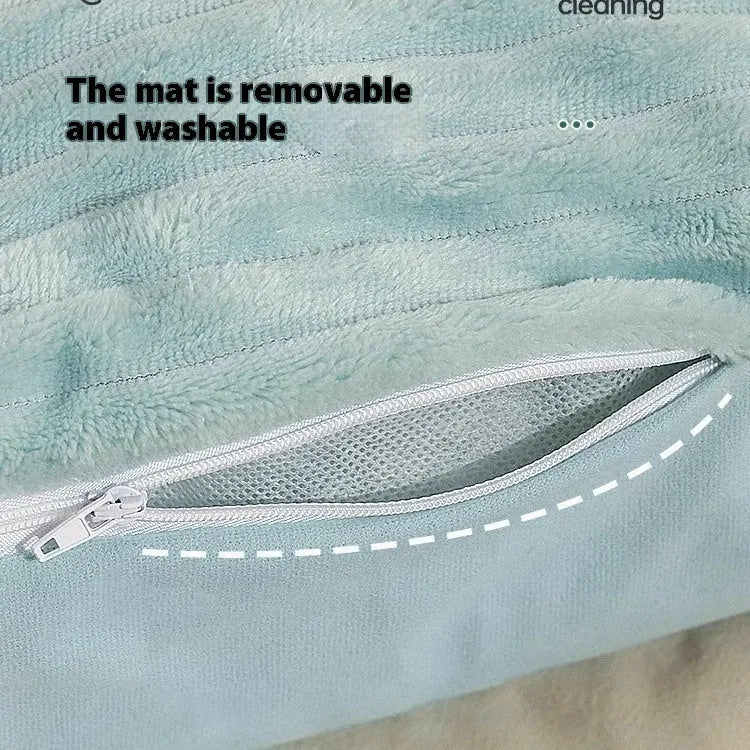 Morandi colour pet bed with raised edges in two sizes for dogs up to 30kg