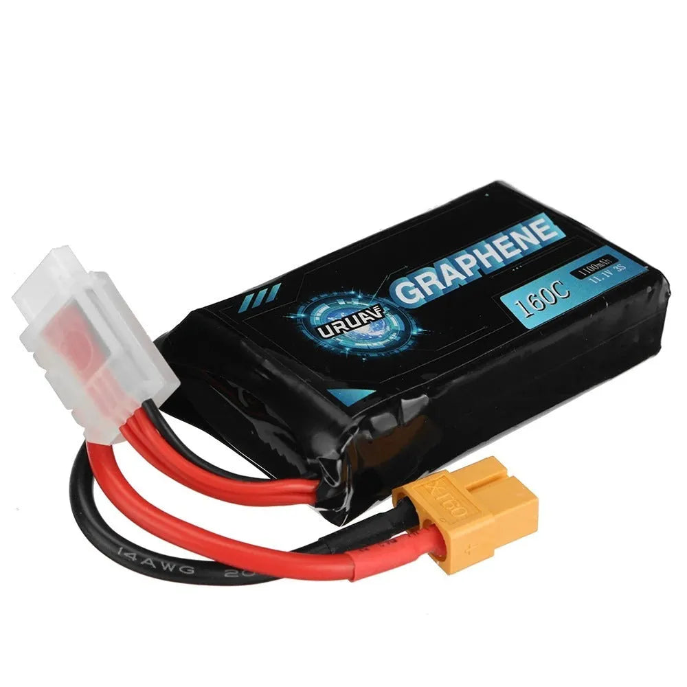 1200mAh 7.4V RC lithium battery for remote control model cars and ships