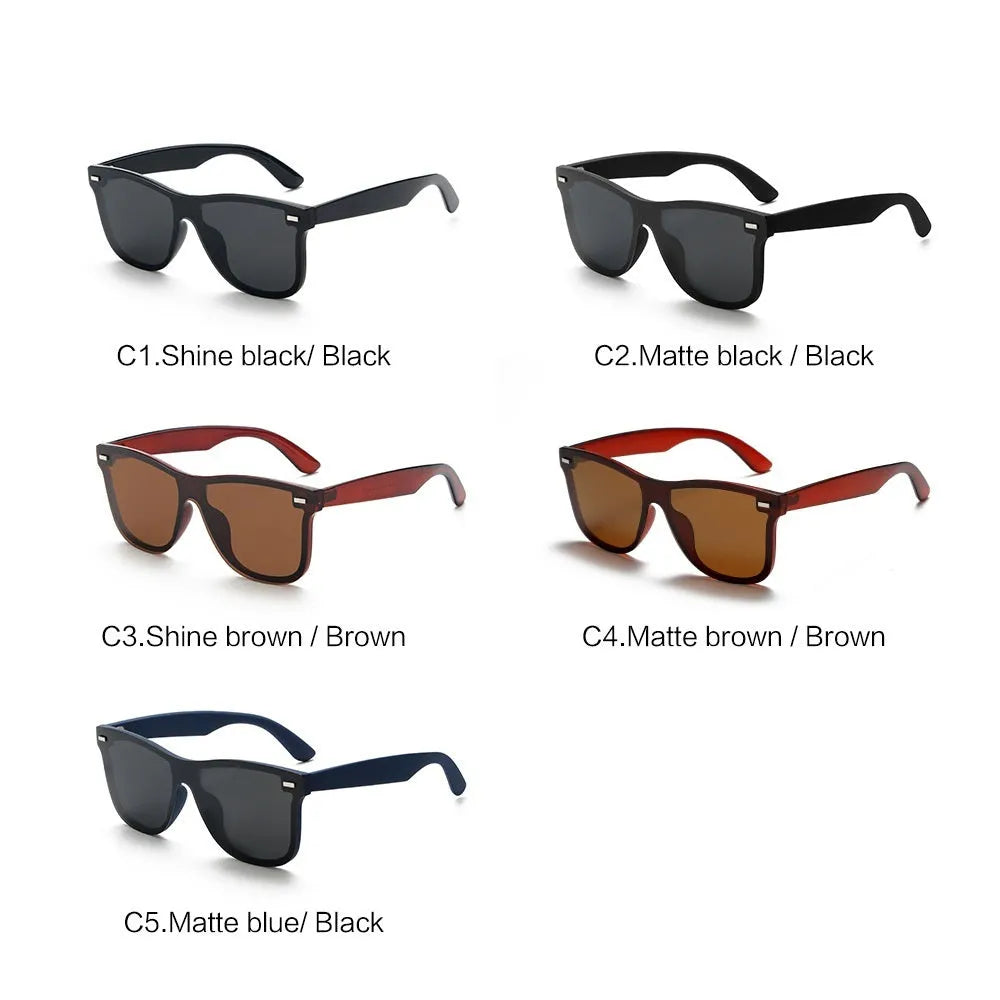 Polarised sunglasses with grey lenses and a sand black TR90 frame suitable for outdoor sports.
