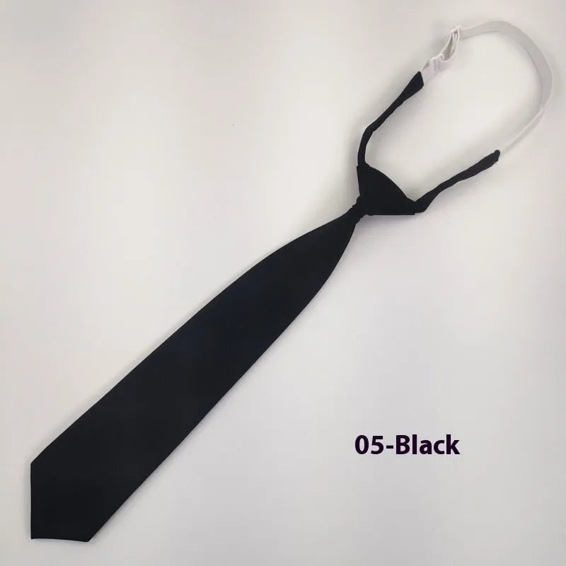 Men's cotton bow tie in solid navy blue colour with arrow style design