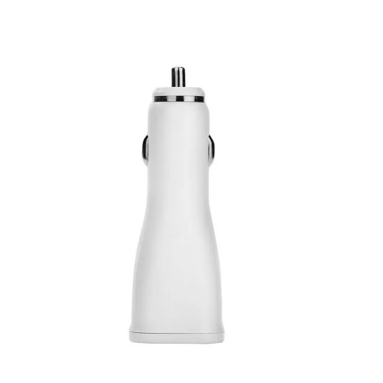 White QC30 single port USB car charger with QC2.0 fast charging for smartphones and tablets
