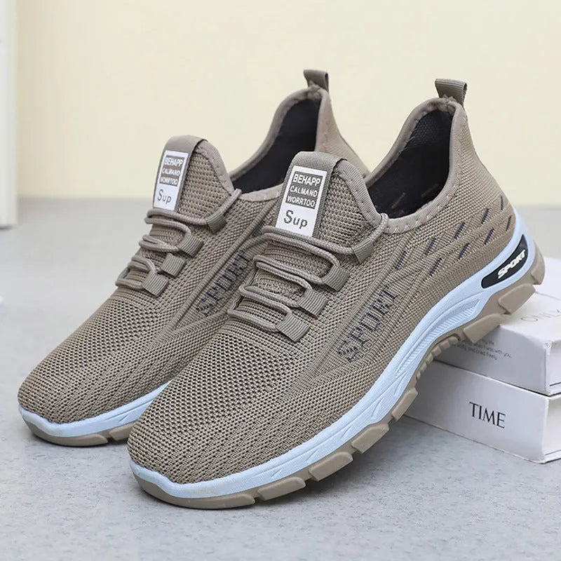 Casual sports sneakers with soft PVC soles in multiple colours for men and women