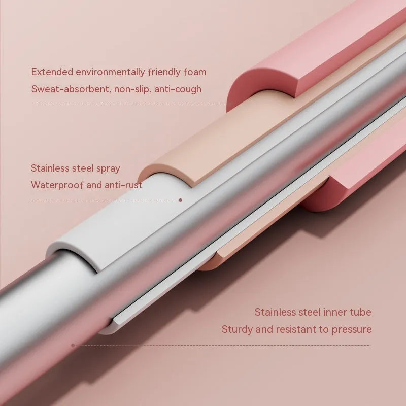 Children's adjustable open back stick for fitness body shaping in pink colour