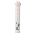 Mini folding craft scissors with cat paw handles in four colours: black, blue, pink, and white.