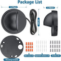 Low voltage platinum outdoor step light for garden paths with adjustable white light