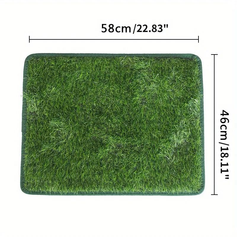 Artificial grass dog toilet mat for indoor pet training with three size options