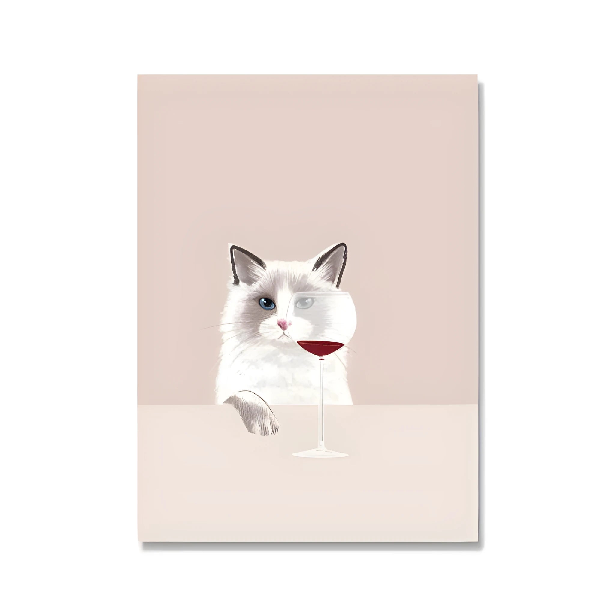 Modern simplicity canvas wall painting with white edge framing measuring 40x60cm