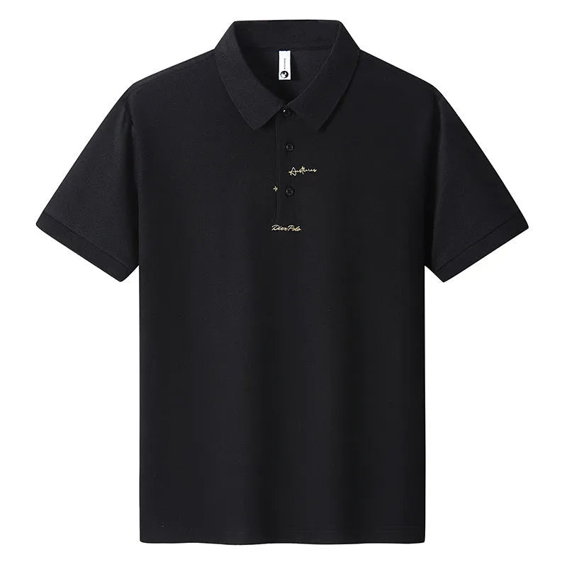 Men's casual loose fit cotton T-shirt with letter print design in multiple colour options