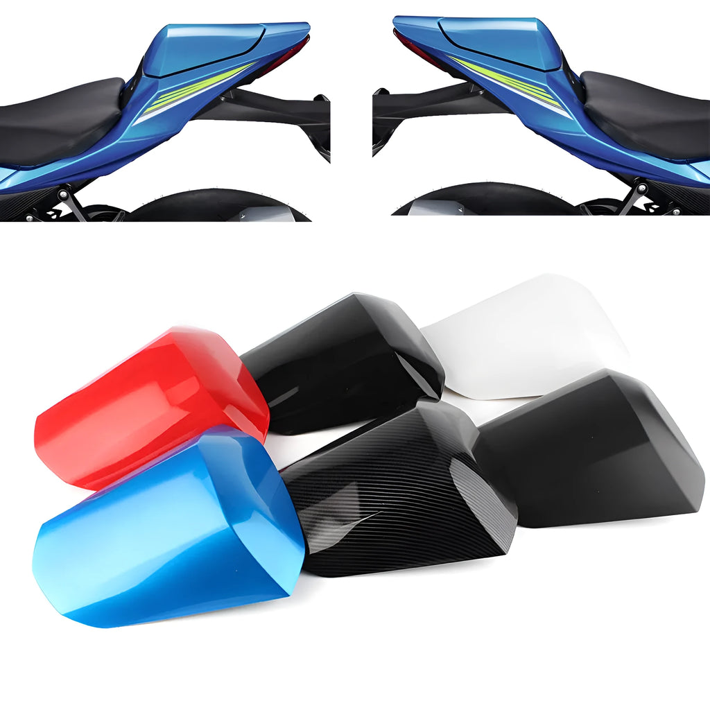 Suzuki GSXR1000 motorcycle rear seat cowl cover in ABS plastic showing streamlined design
