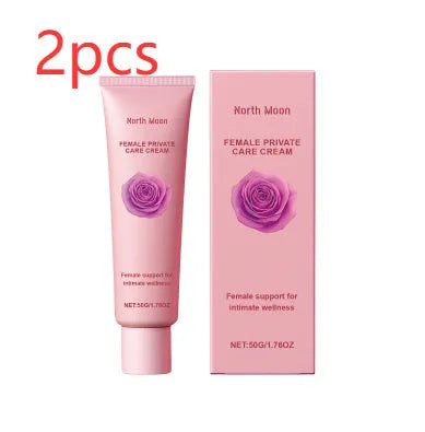 50g moisturising cream jar with rose and peppermint extract for dry skin hydration