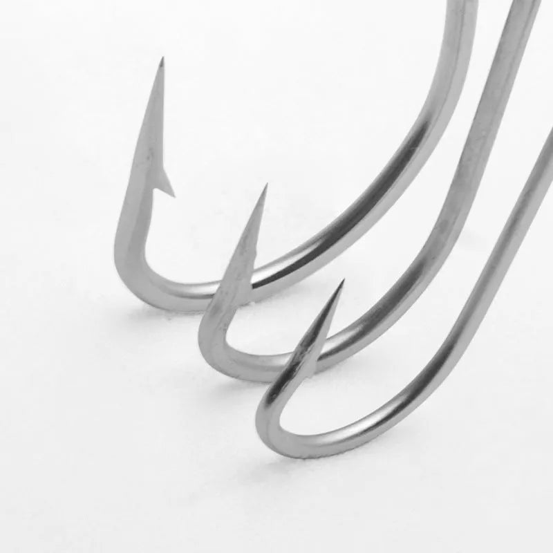 Alloy sea fishing hook set with multiple style options for ocean boat fishing