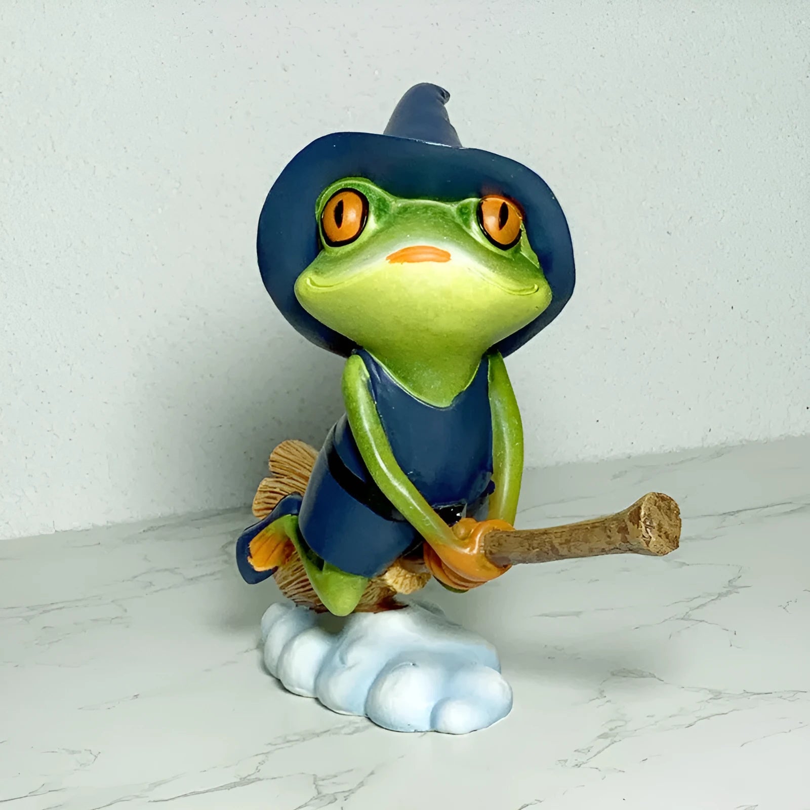 European style magic yoga frog micro landscape ornament in RDW123 colour