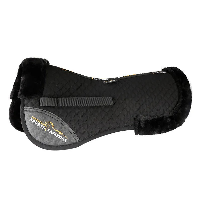 Riding shock absorption balance pad for waist protection in black, navy, white, or wine red
