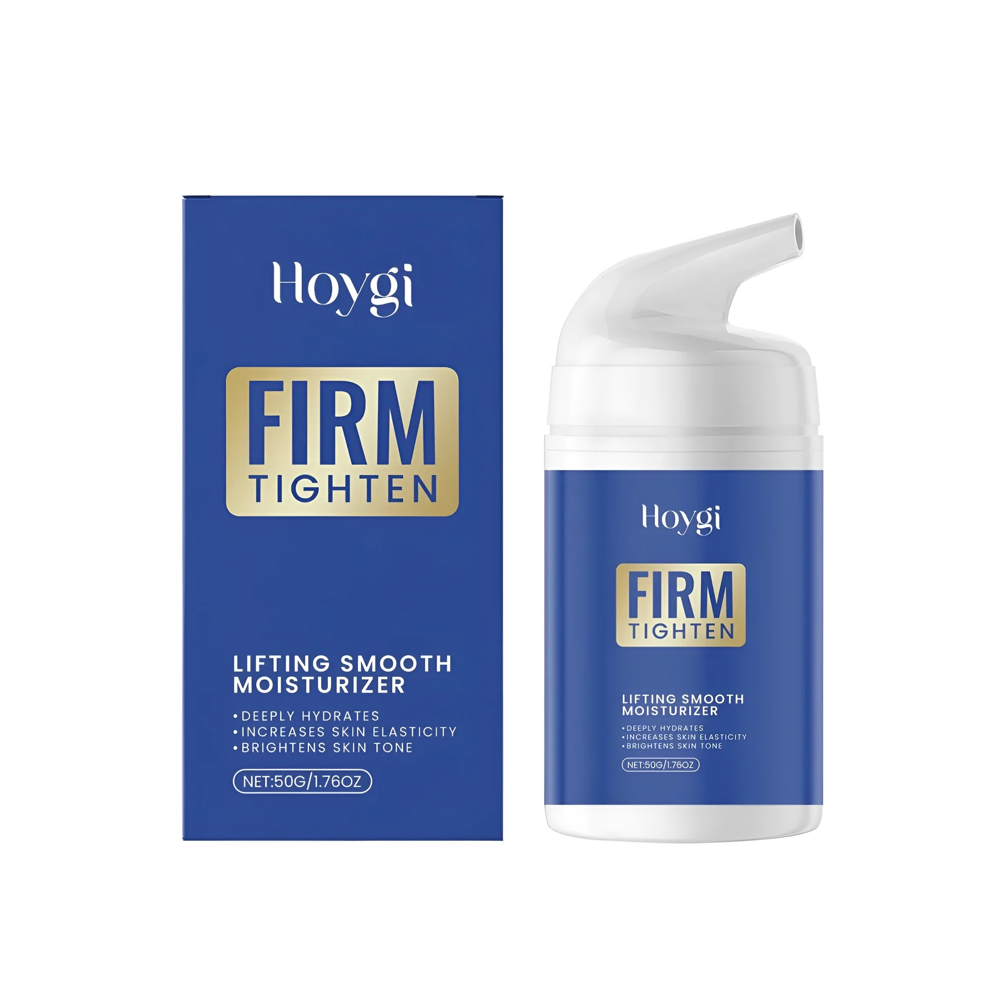 50g jar of lifting and smoothing face cream with hyaluronic acid and vitamin E