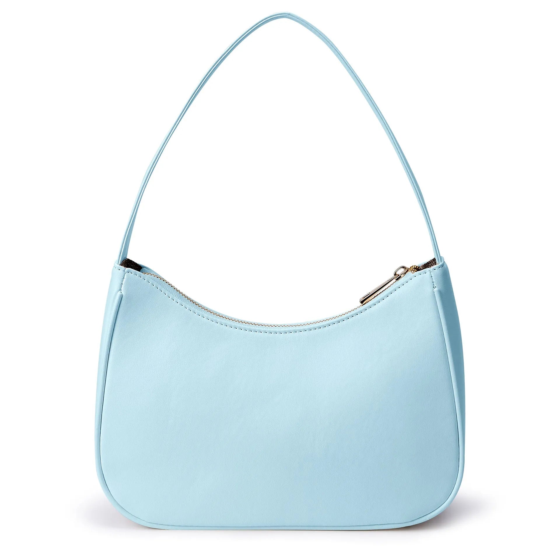 Retro waterproof PU shoulder bag in an adjustable strap design shown in multiple colour options.