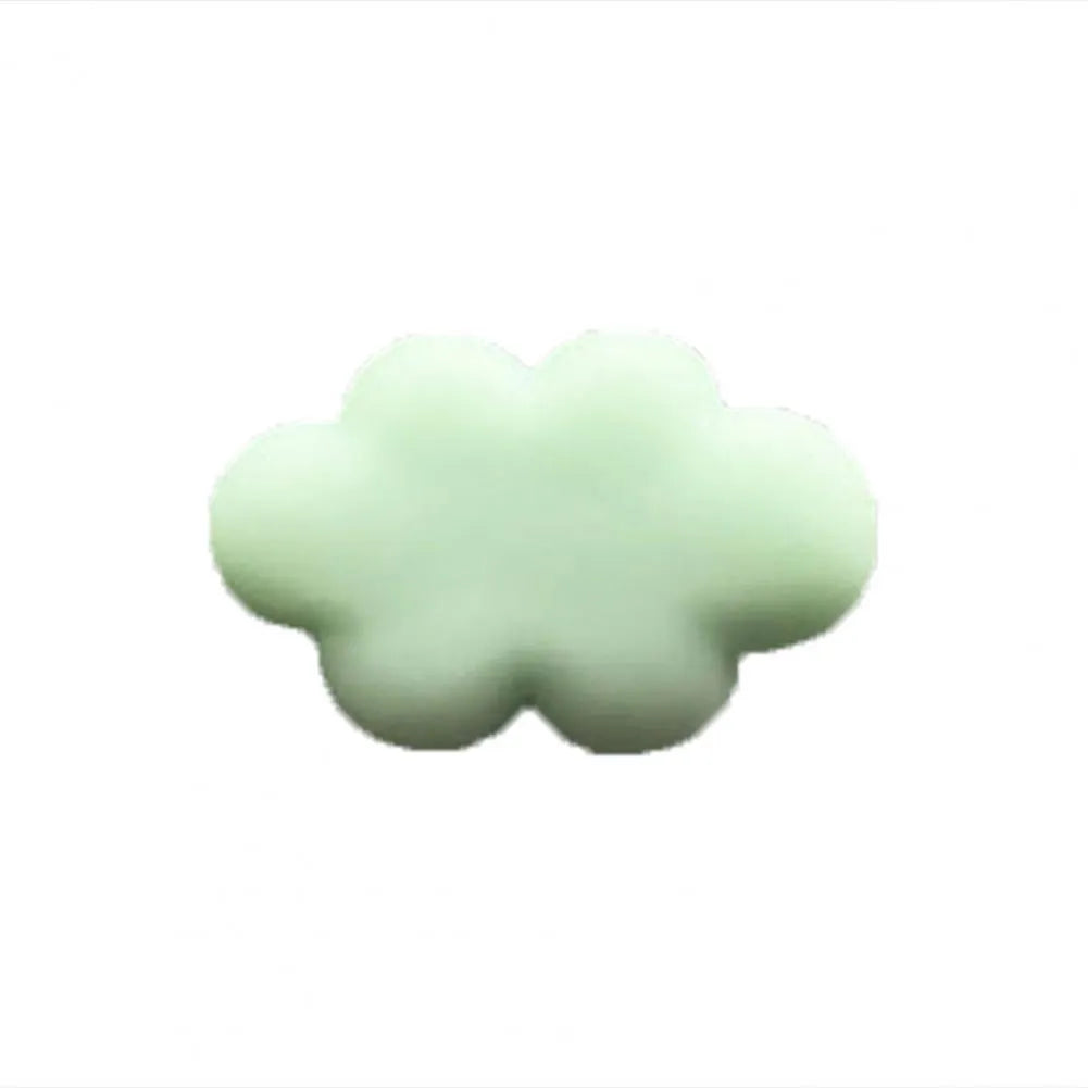 Resin car fragrance clip for air vents in one of six colours: sky blue, pink, yellow, light purple, white, or light green