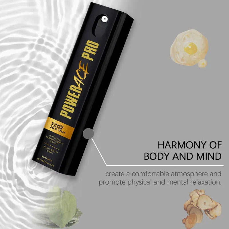 Men's 10ml body care spray bottle with botanical extract formula