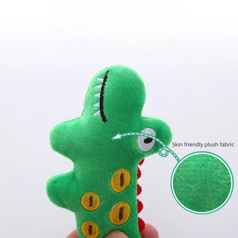 Parrot-shaped soft plush cat toy with catnip filling for bite-resistant interactive play