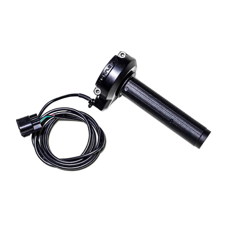Black stainless steel electronic throttle handle for motorcycles