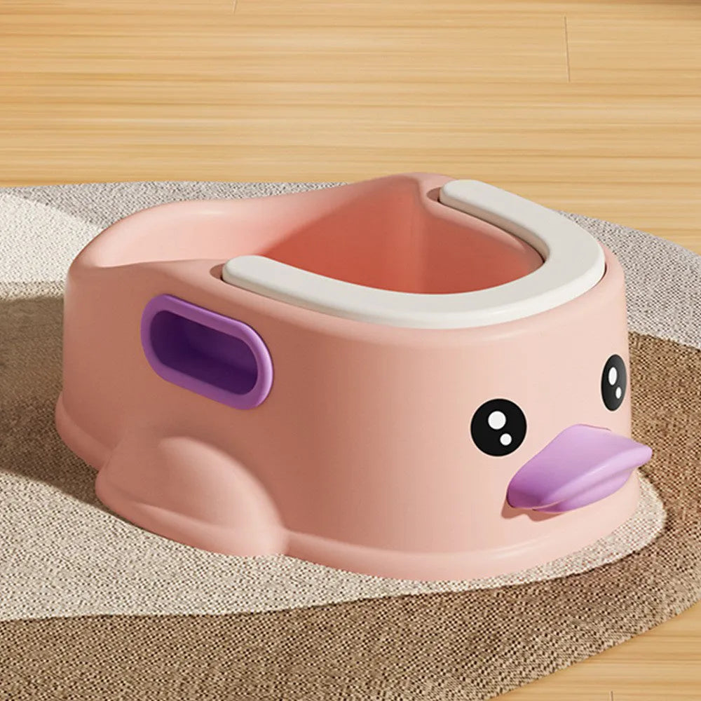 Duck-shaped PVC pet wash tub in blue colour for bathing dogs and cats without electricity