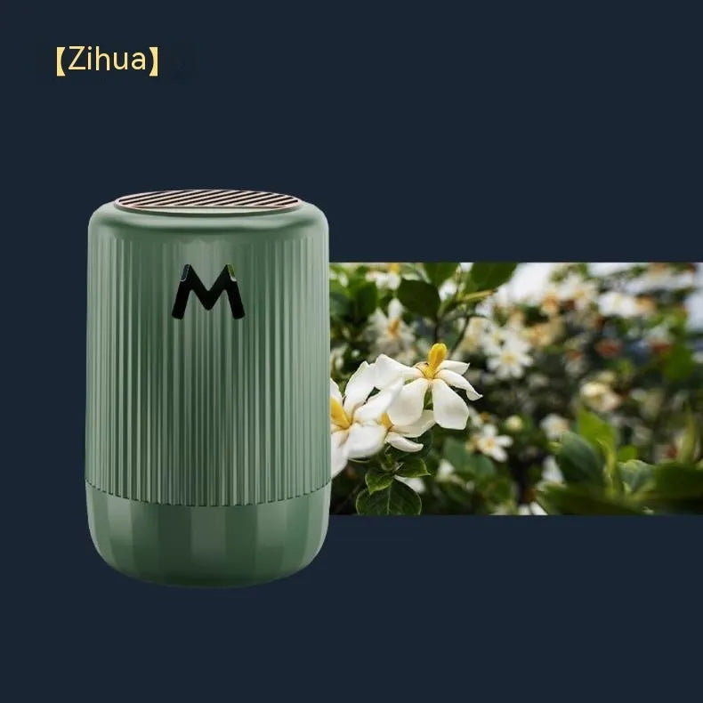 Solid car aromatherapy decorative cup measuring 10x6 cm with choice of four scents