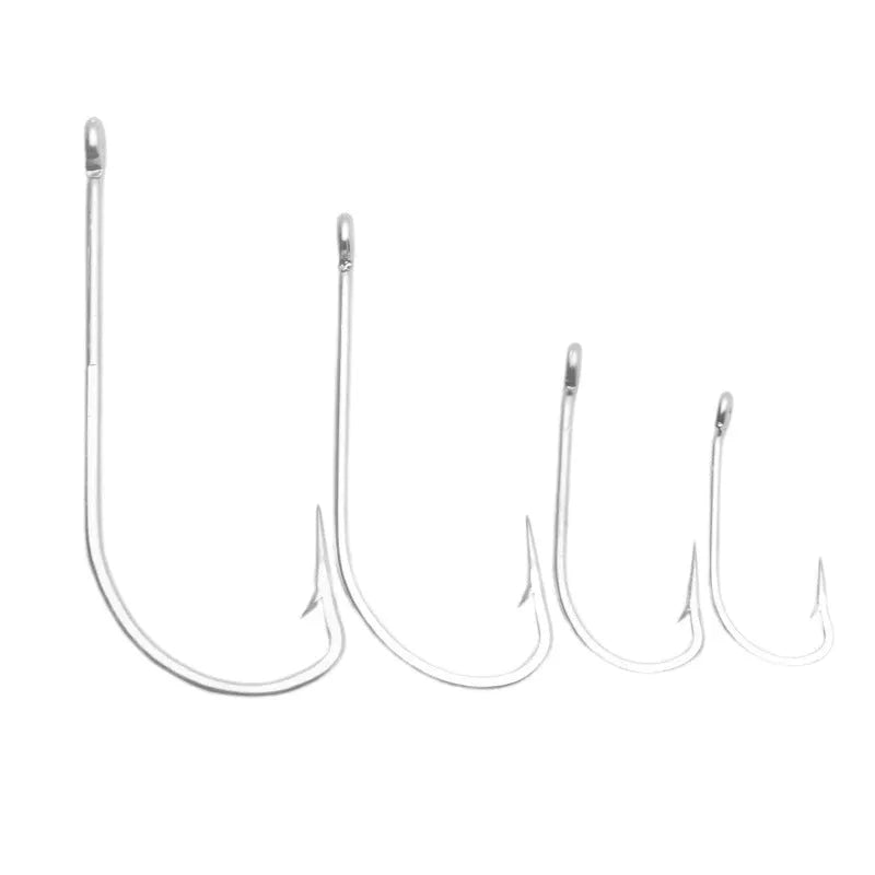 Alloy sea fishing hook set with multiple style options for ocean boat fishing