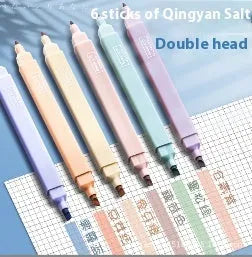 Double-ended fluorescent marking pens in mixed colour pack and themed Salt and Sweet series.