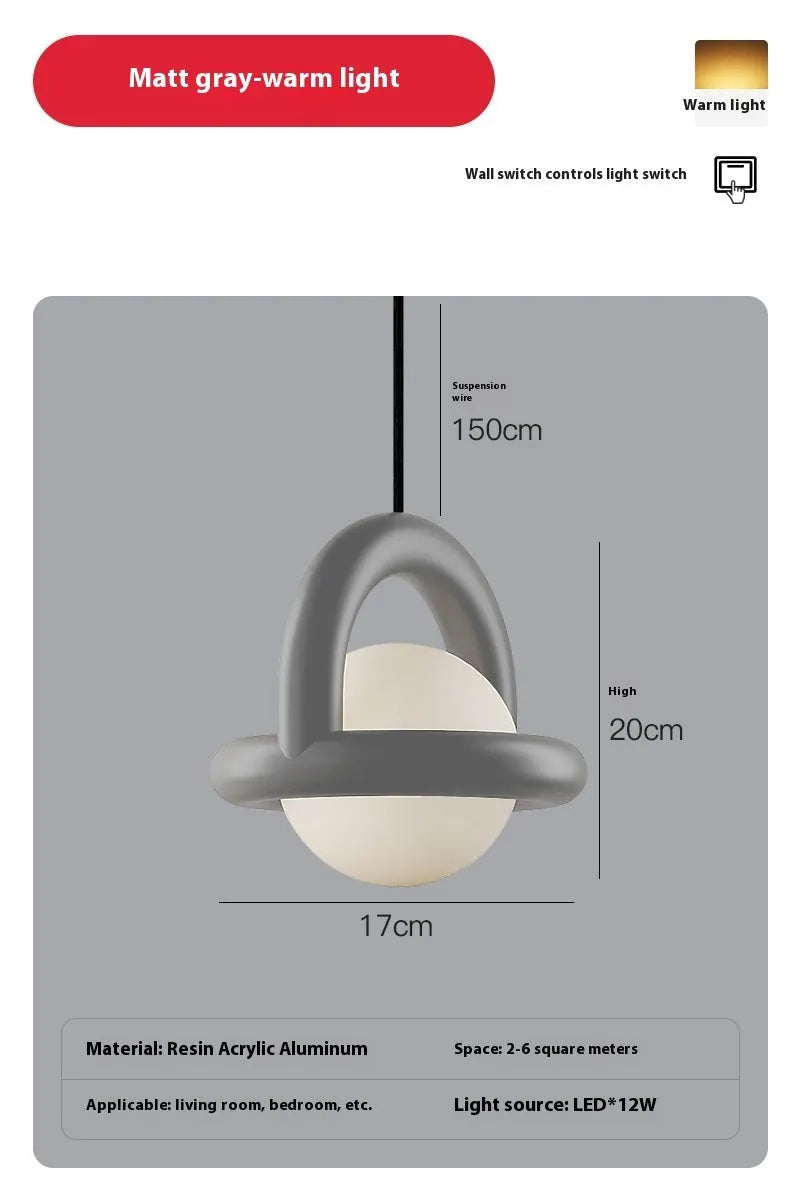 Danish designer hanging line lamp in a Nordic style for bedside or living room use.