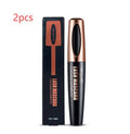 Black waterproof mascara tube for long curling, sweat-proof, and smudge-resistant wear.