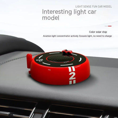 Round car model aromatherapy decoration in plastic construction with modern styling