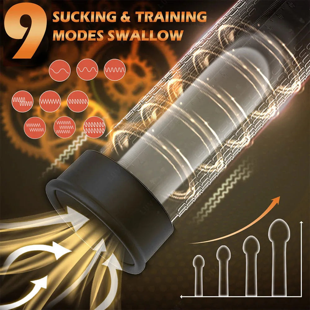 Airplane bottle shaped male masturbator with electric pump unit in Diqiao colour