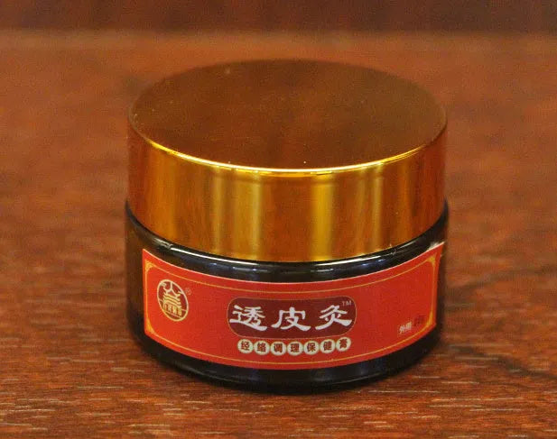 20g tube of Bestlife herb skin-penetrating moxibustion analgesic ointment, Baishi grass translucent colour.