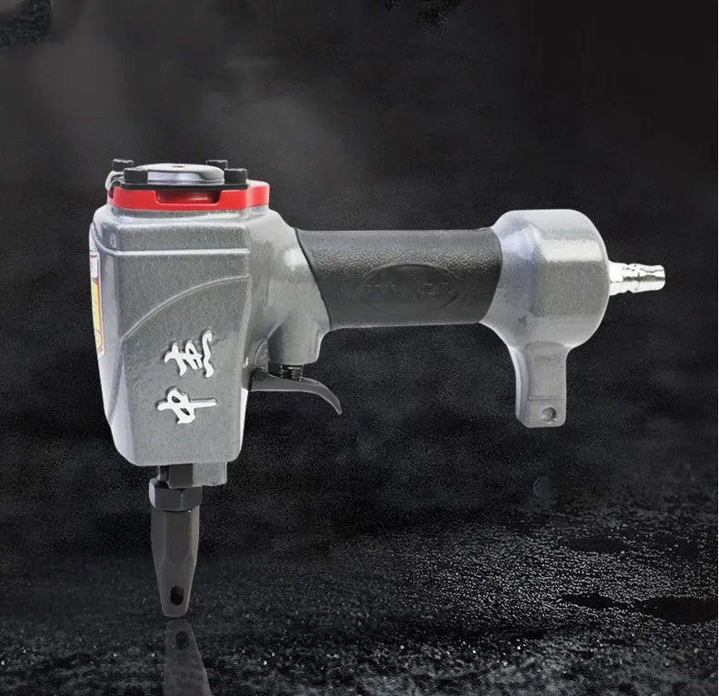 DK30 air-powered fabric punching gun for textile manufacturing with metal construction