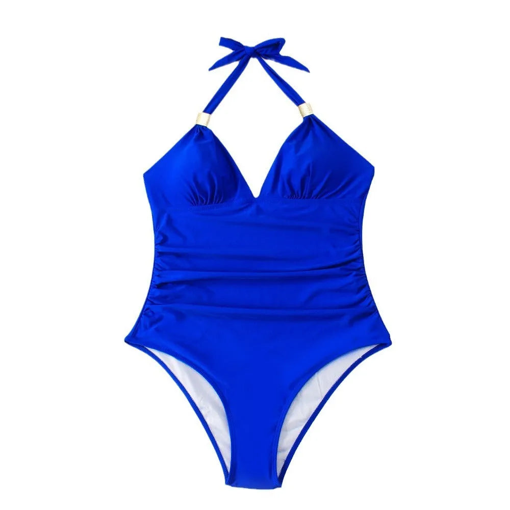 Women's quick-drying swimsuit in polyester and spandex available in multiple colours and sizes