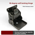 Furniture foot folding hinge with 0-90 degree adjustment in multiple electroplated finishes
