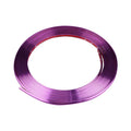 Electroplated purple PVC wheel trim roll for car alloy wheel decoration and protection