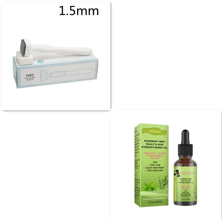 59ml bottle of Rosemary Mint Hair Growth Fluid for scalp massage and hair care
