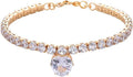 Gold rhinestone heart design pet collar for cats and dogs on a white background.