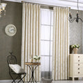 Modern minimalist chenille blackout curtain panel in grey, 1m x 2.7m, jacquard weave