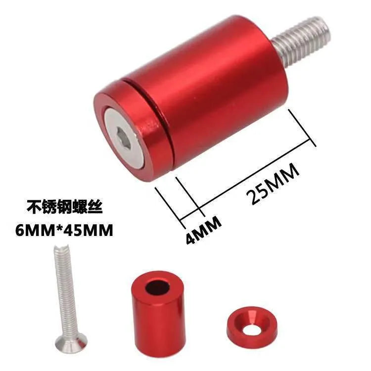 Aluminium machine cover spacers with screws nuts washers for 6mm 8mm car modifications in three colours