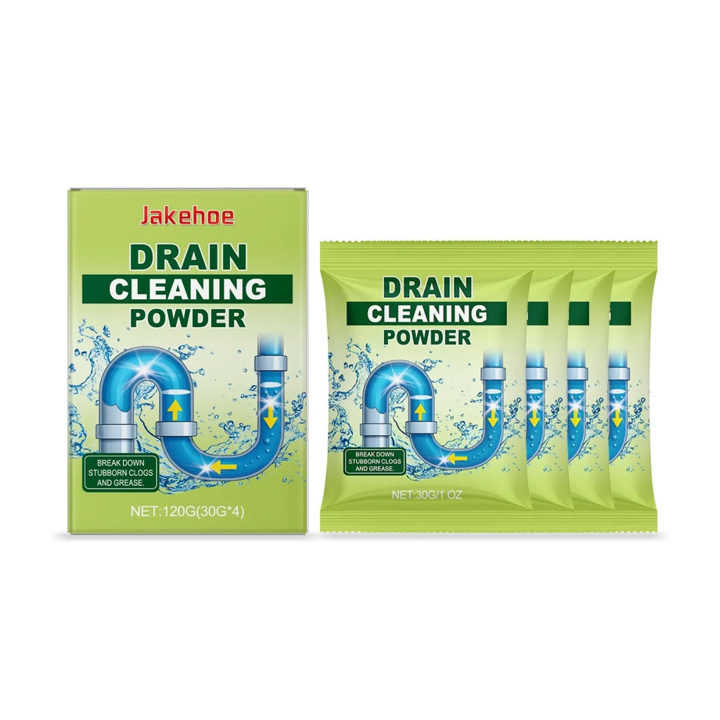 120g bottle of drain cleaning powder with sodium hydroxide formula for household drains