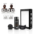 Dense Hair Fiber Powder three-piece set in box with applicator and comb