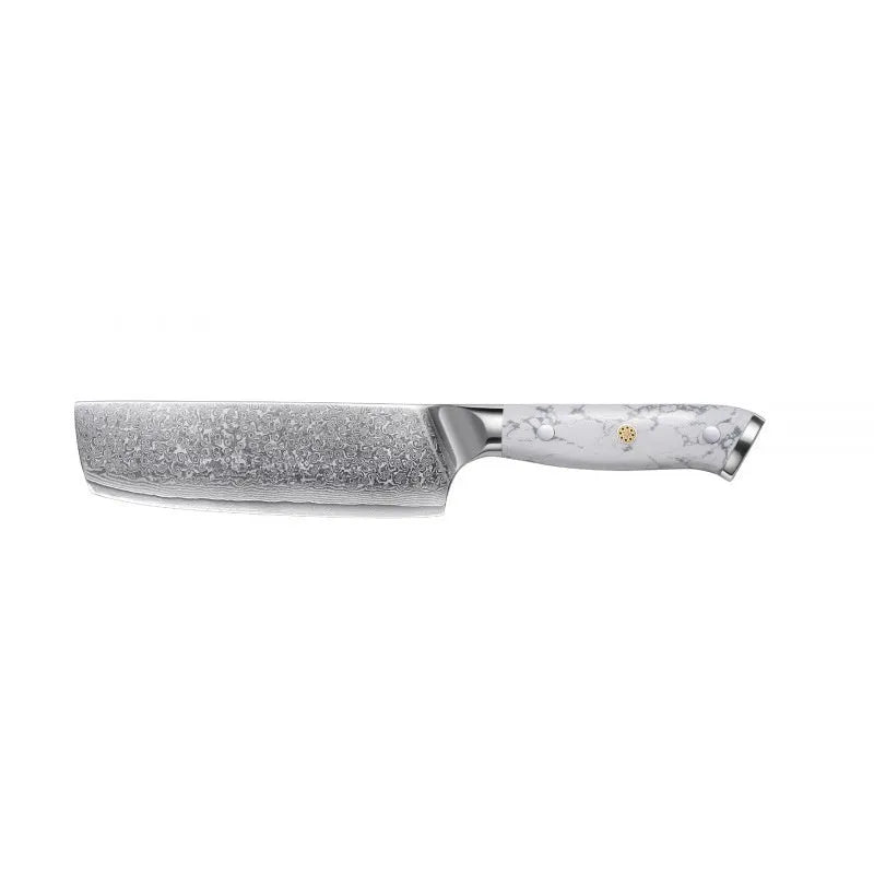 Damascus pattern VG10 steel chef knife with 21cm blade and 11cm handle