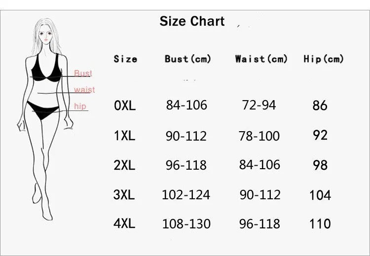 Women's floral print one-piece swimsuit with split colour design in plus sizes.