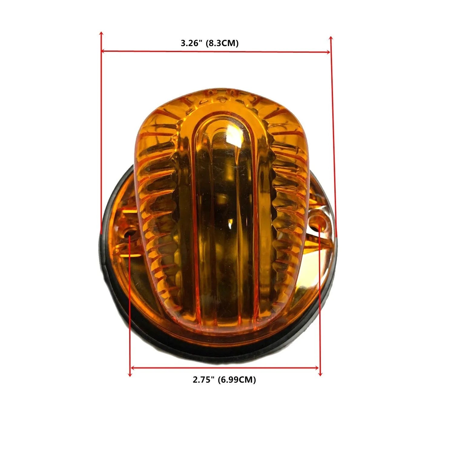 GR- model yellow LED roof cab marker light with 83mm diameter for trucks