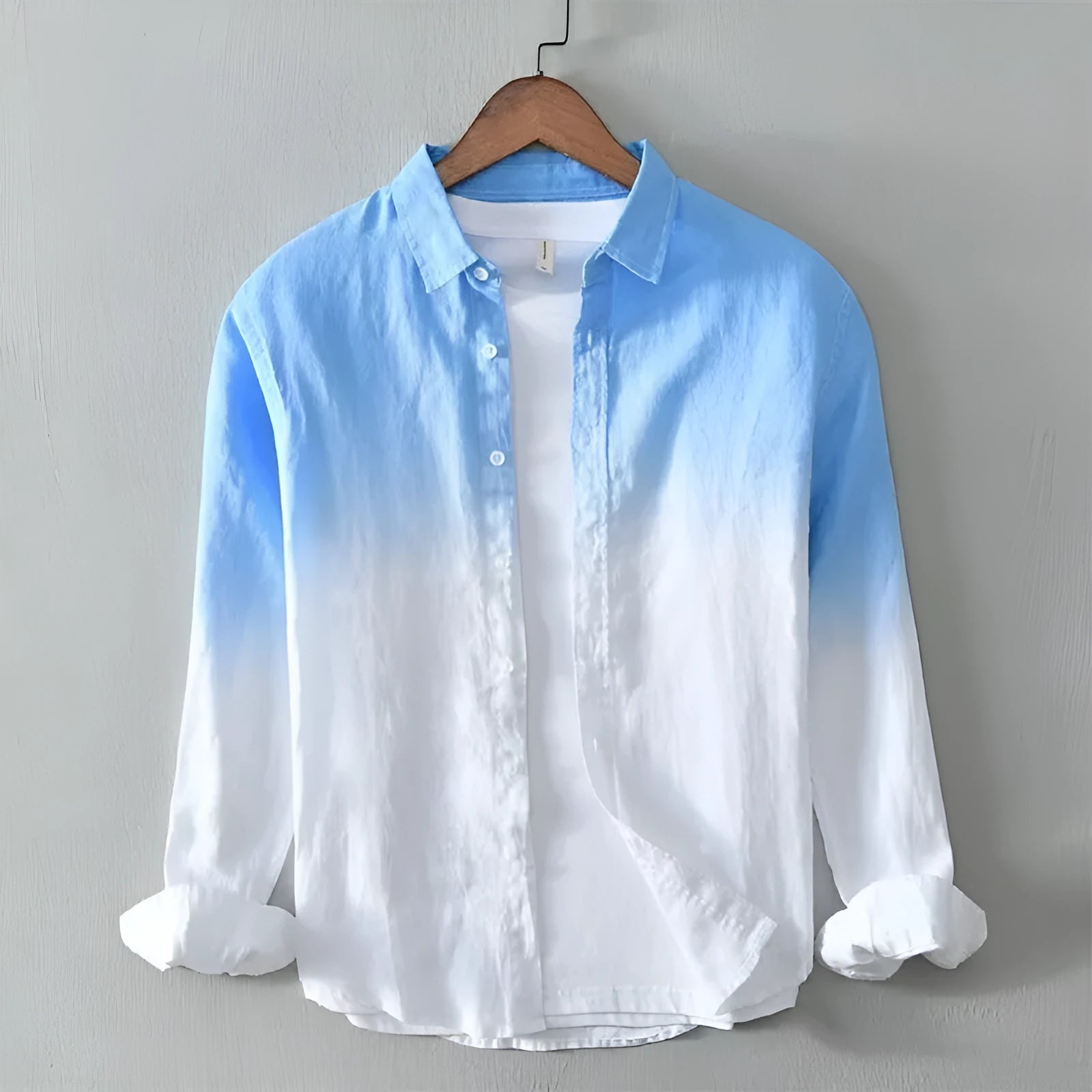 Casual loose fit top coat for teenagers in dark blue, light blue or yellow with slim fit design