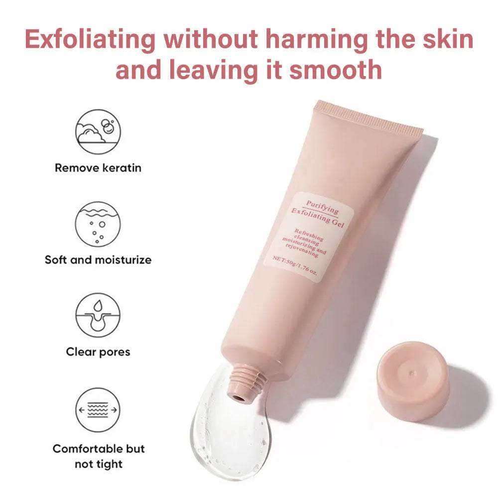 132g tube of moisturising facial exfoliating gel scrub for all skin types